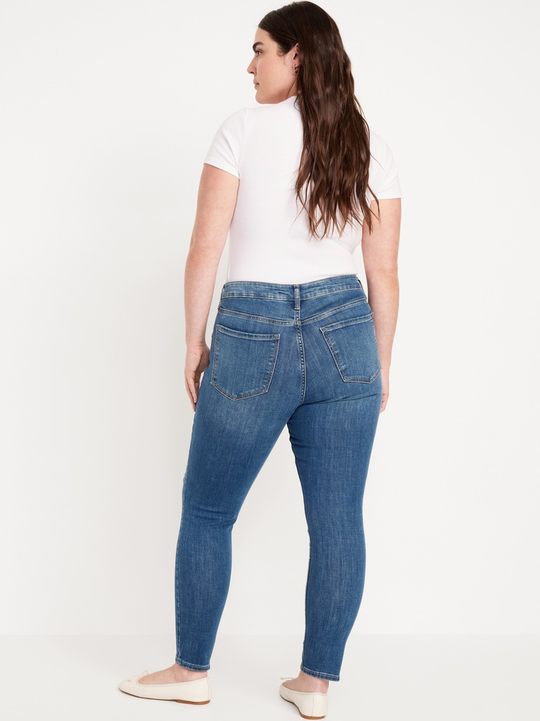 High-Waisted Rockstar Super-Skinny Jeans