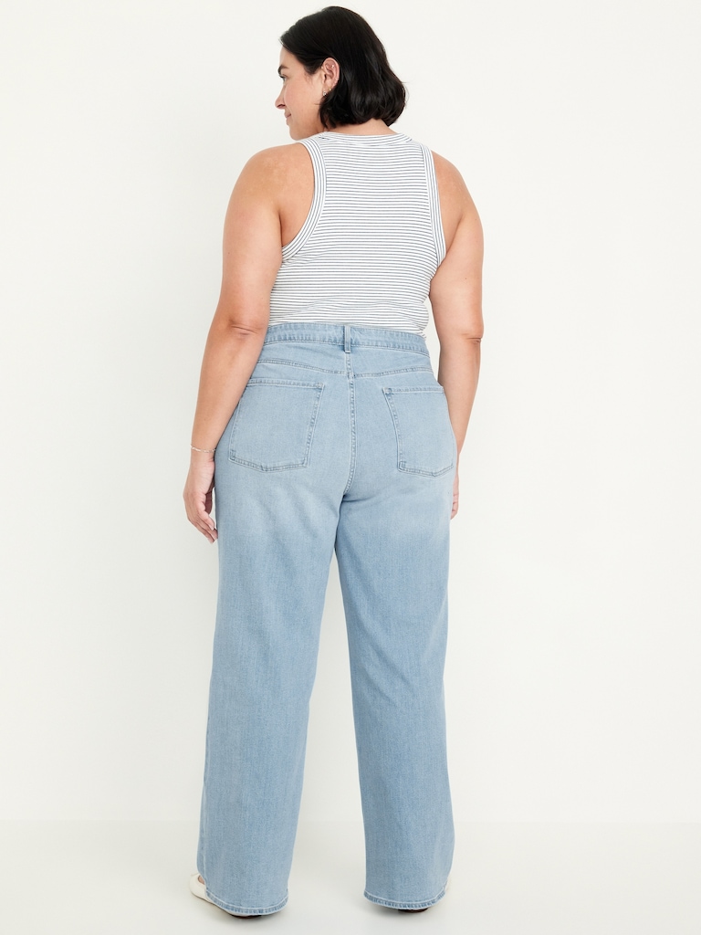 High-Waisted Wow Wide-Leg Jeans