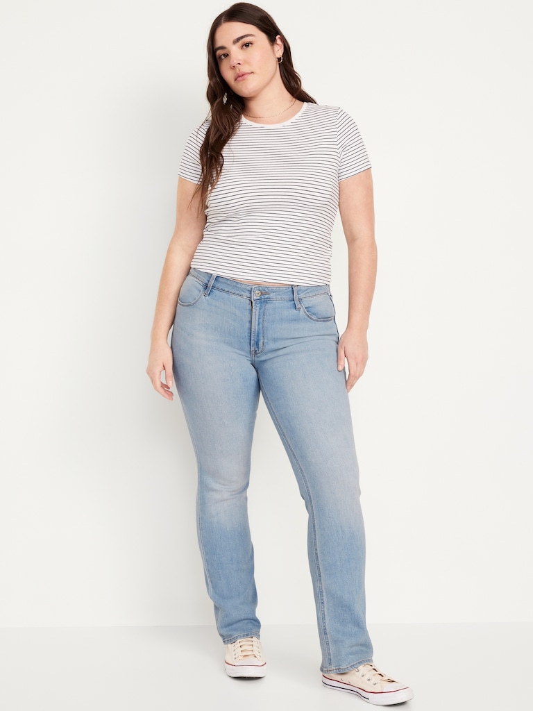 Mid-Rise Wow Boot-Cut Jeans
