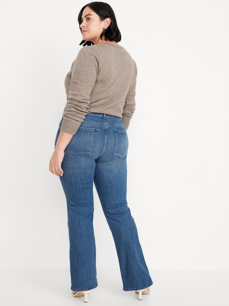 Mid-Rise Wow Boot-Cut Jeans