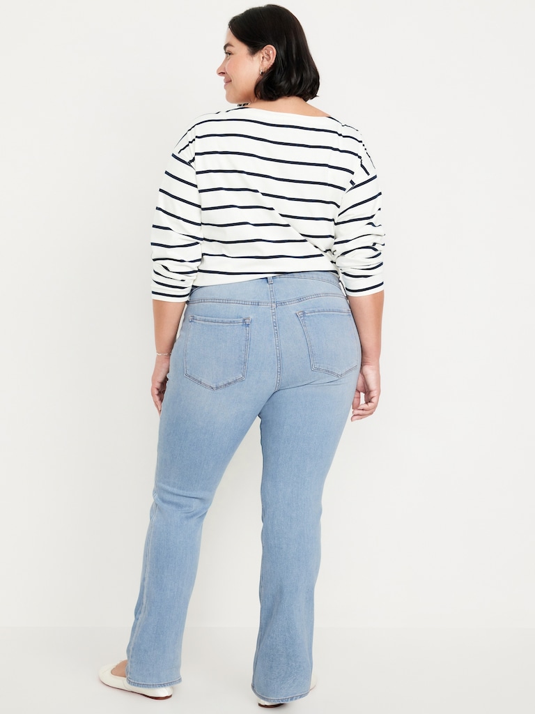Mid-Rise Wow Boot-Cut Jeans