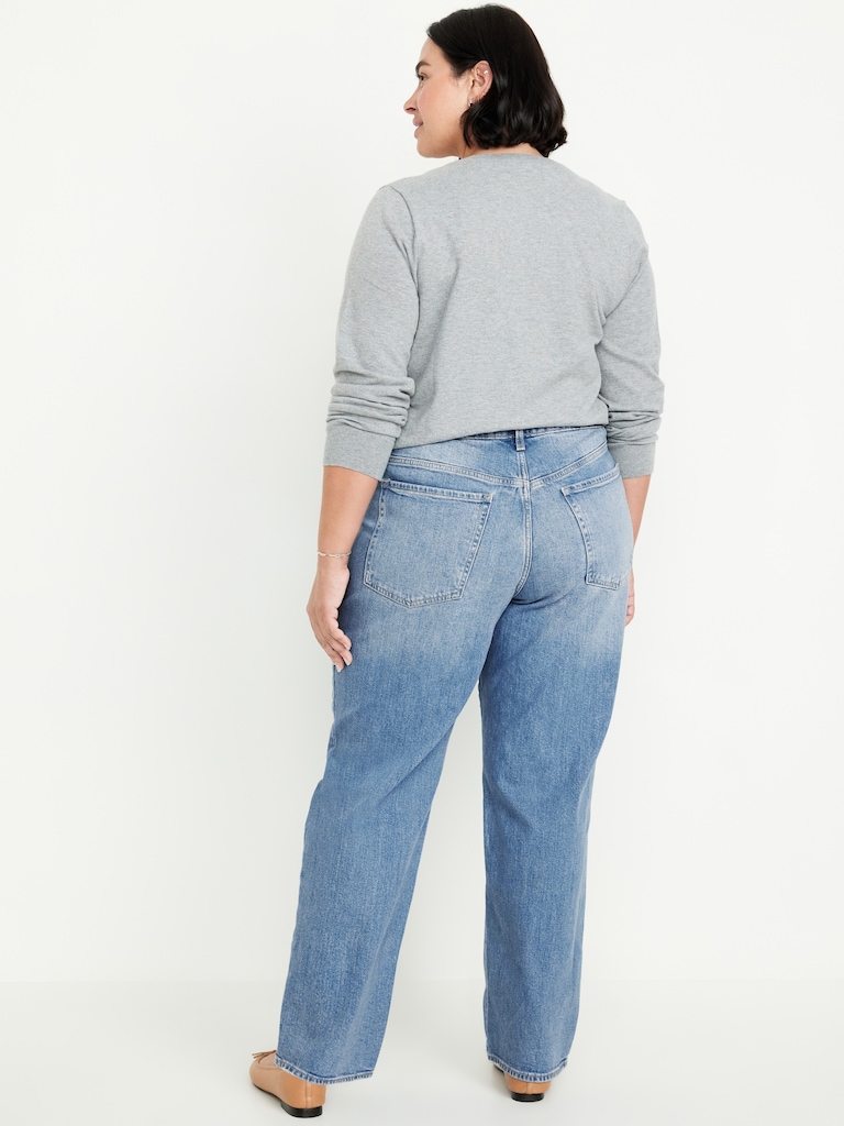 High-Waisted OG Loose Ripped Jeans