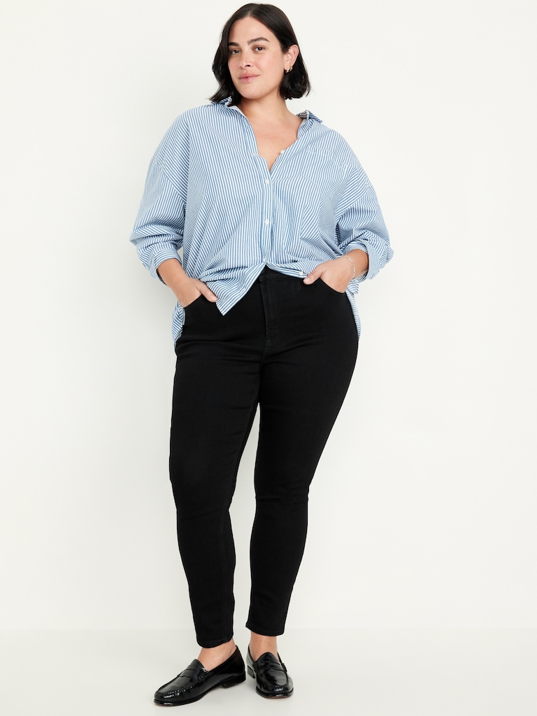 High-Waisted Wow Super-Skinny Jeans