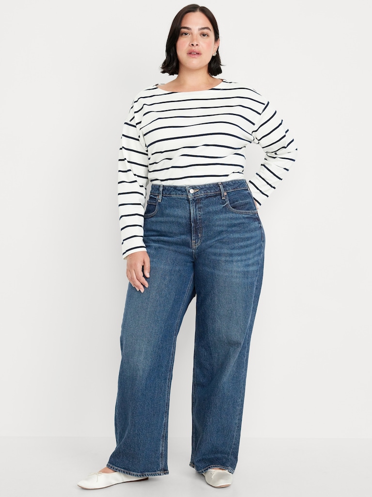 Extra High-Waisted Wide-Leg Jeans