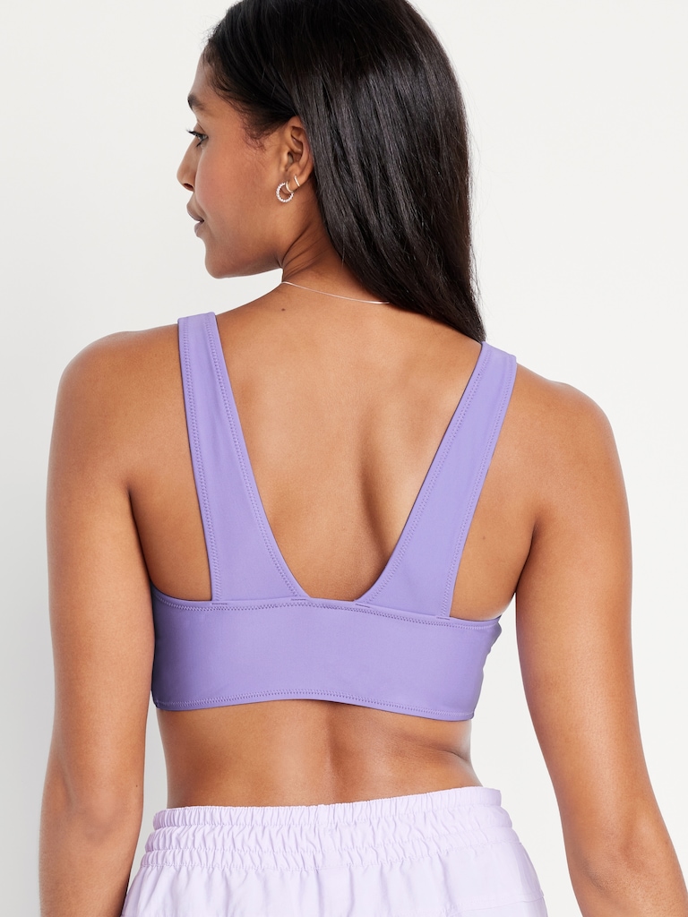 Haut de bikini long mat