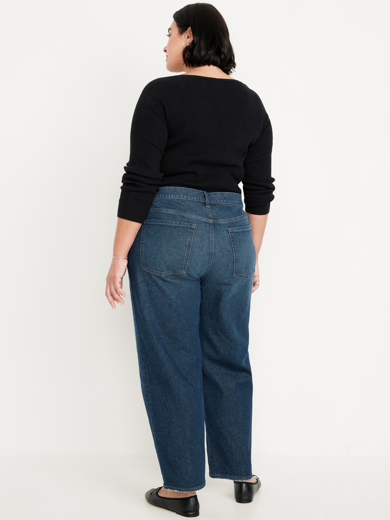 Mid-Rise Boyfriend Ankle Jeans