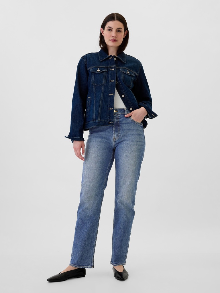 High Rise '90s Straight Jeans