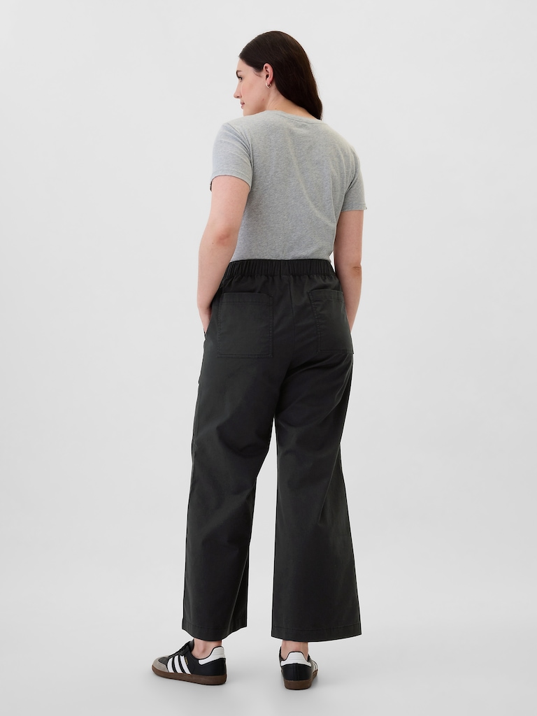 High Rise Easy Wide-Leg Khakis