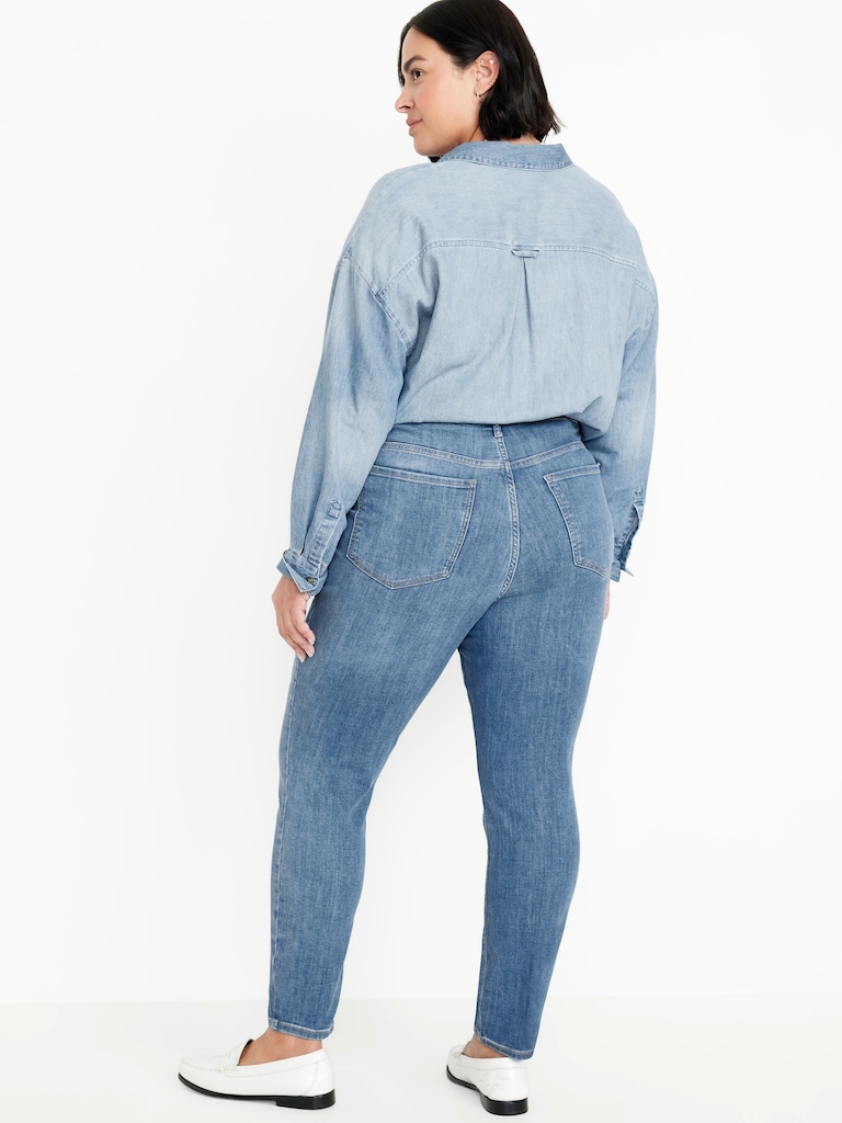 High-Waisted Rockstar Super-Skinny Jeans