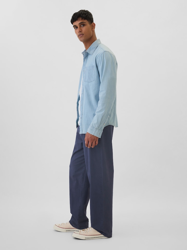 GapFlex Essential Khakis in Baggy Fit