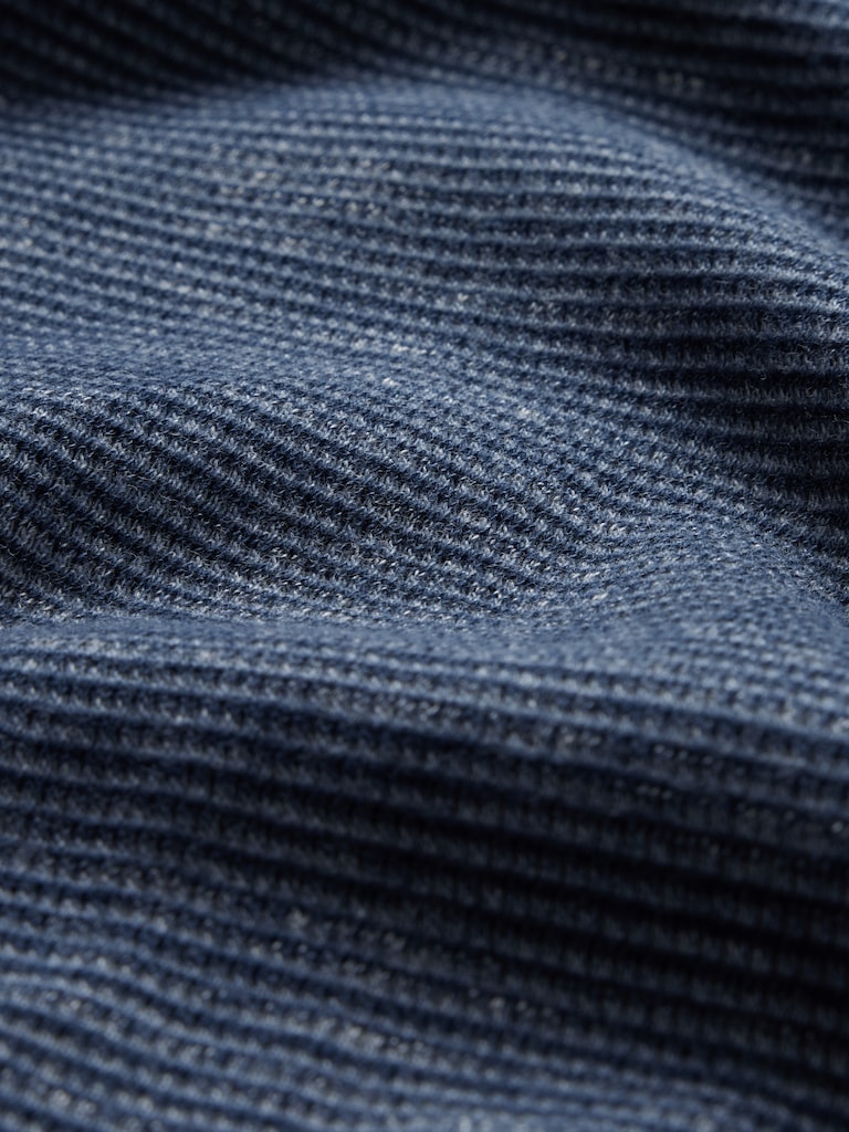 Waffle-Knit Raglan T-Shirt