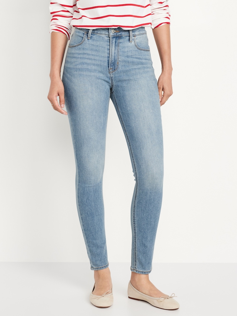 High-Waisted Wow Super-Skinny Jeans