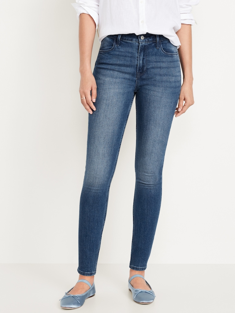 High-Waisted Wow Super-Skinny Jeans