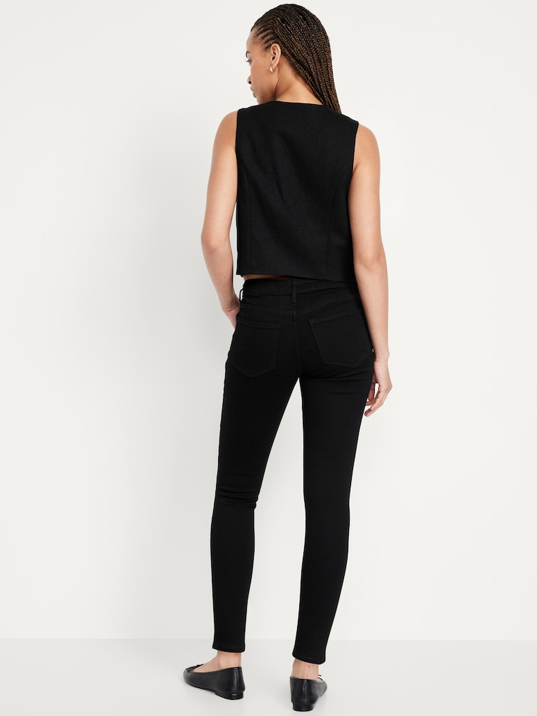 Mid-Rise Rockstar Super-Skinny Jeans