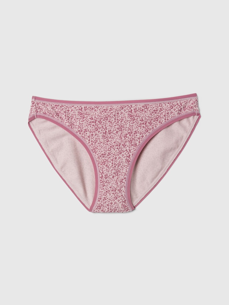 Culotte bikini en coton biologique extensible