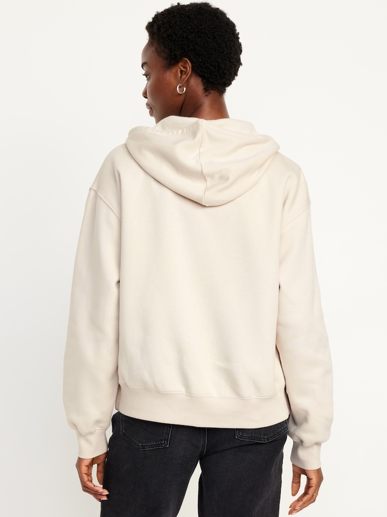 Logo Zip Hoodie Sweatshirt