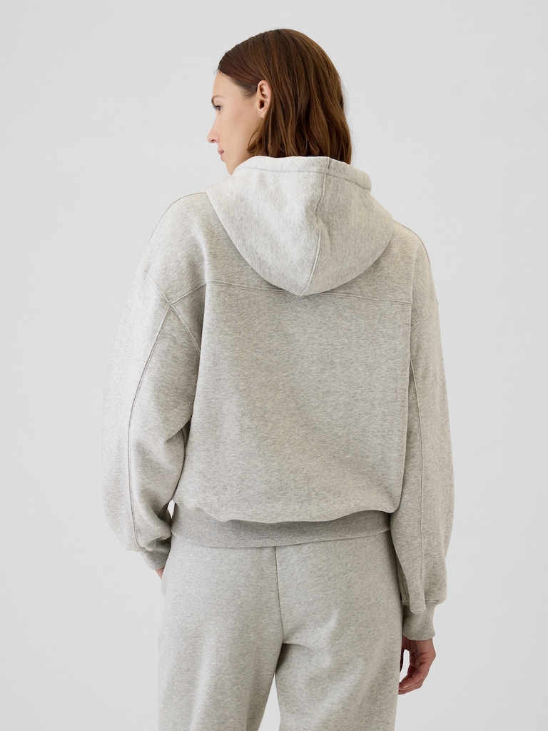 VintageSoft Crop Hoodie