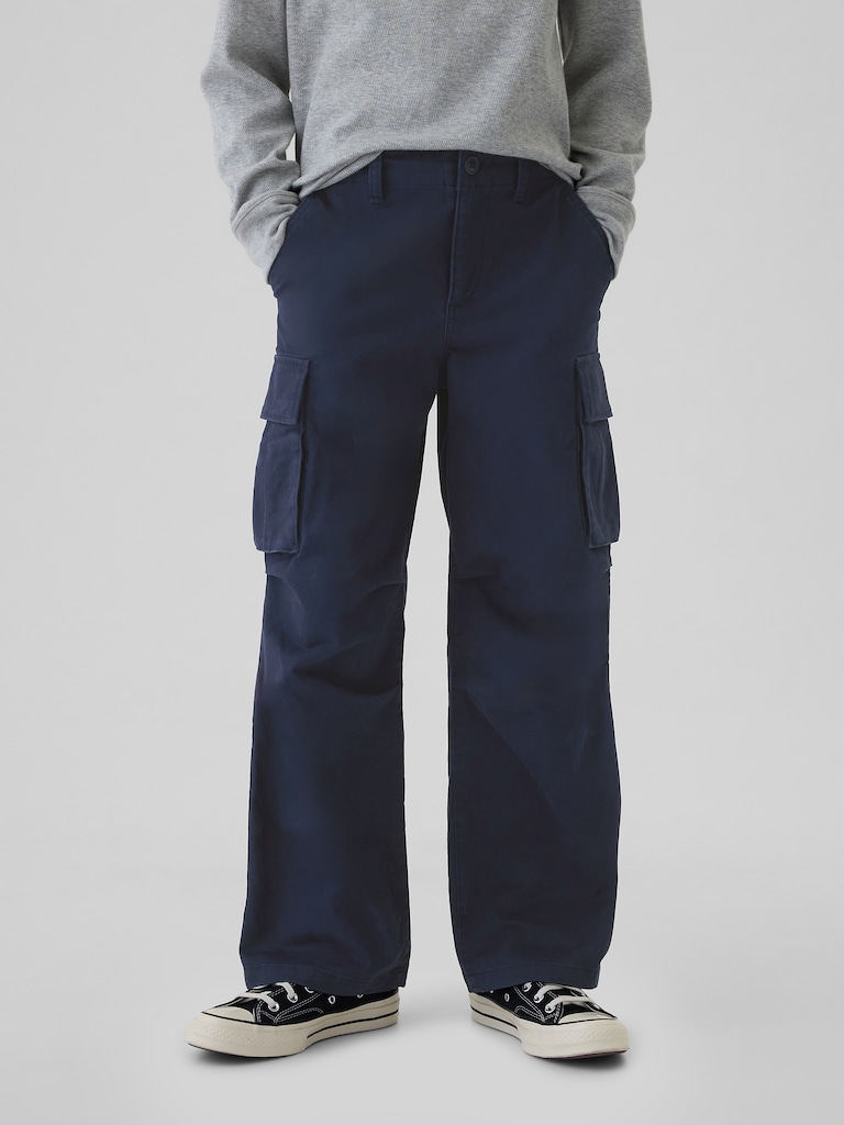 Kids Cargo Baggy Pants