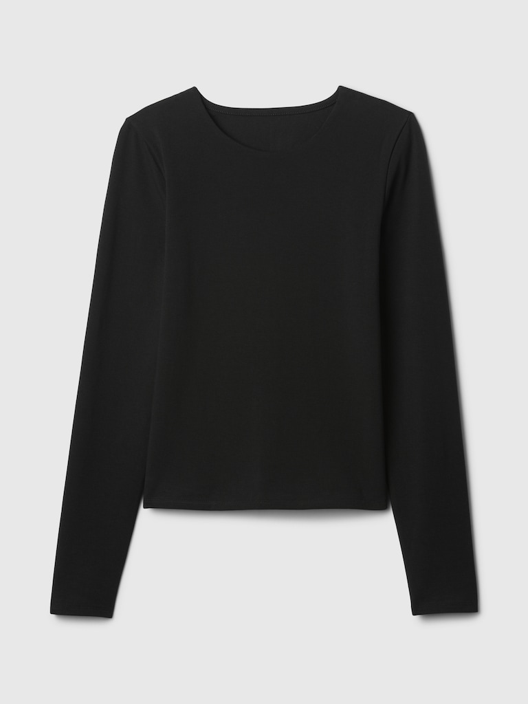 Modern Compact Jersey Crop T-Shirt
