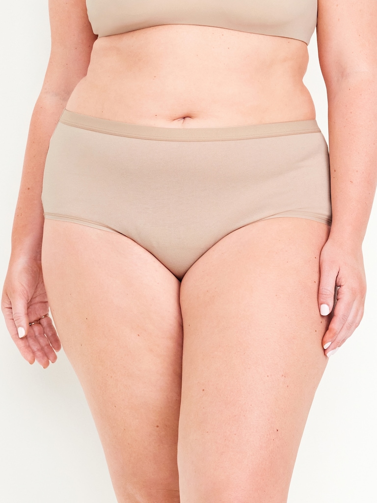 High-Waisted Everyday Brief Cotton Underwear