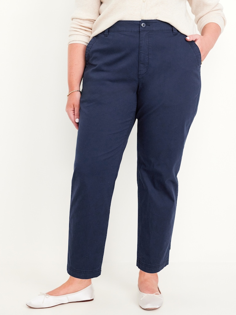 High-Waisted OGC Chino Tapered Straight Pants