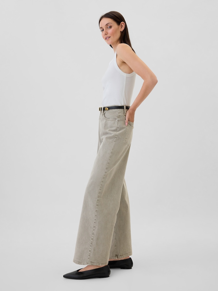 High Rise Wide-Leg Jeans