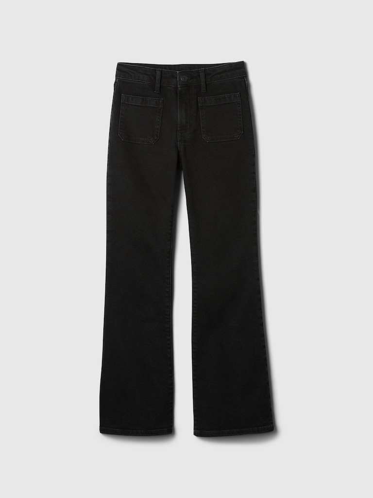 Kids High Rise '70s Flare Jeans