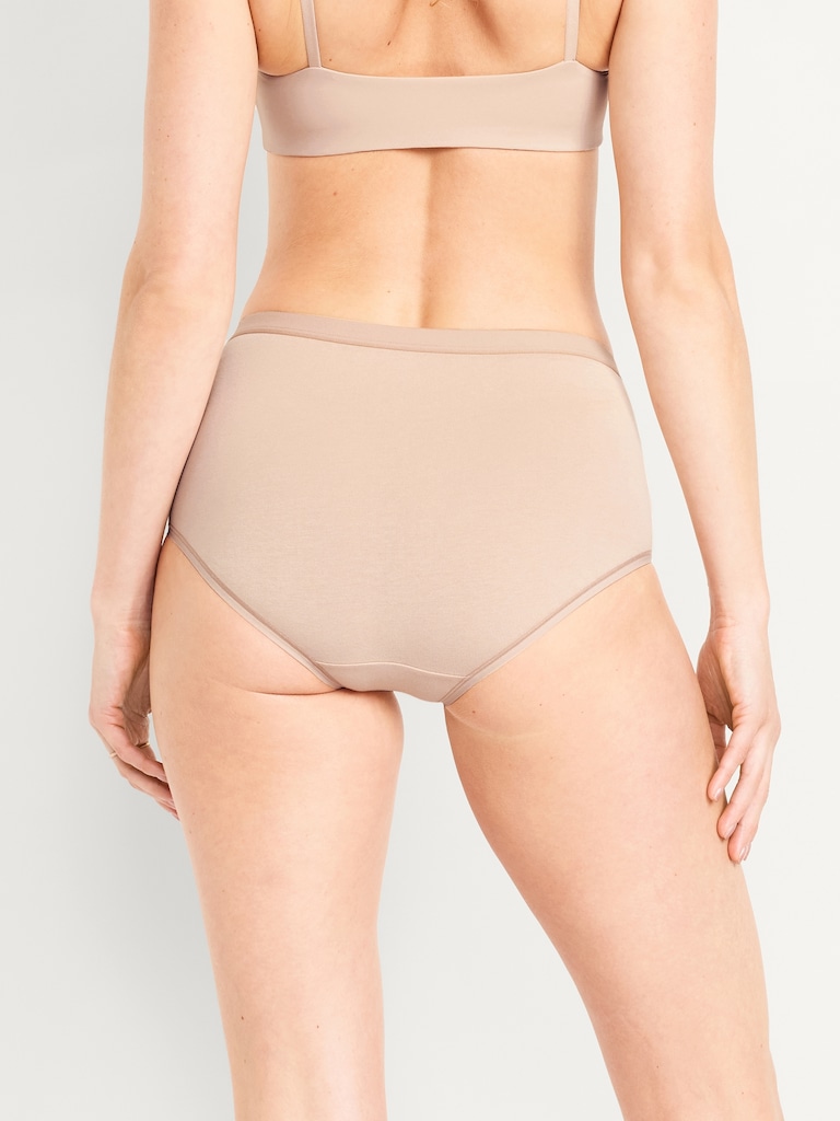 High-Waisted Everyday Brief Cotton Underwear