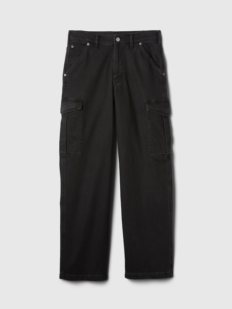 Mid Rise '90s Loose Cargo Jeans