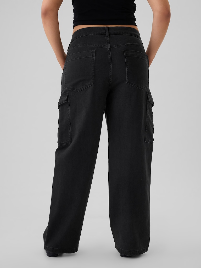 Mid Rise '90s Loose Cargo Jeans