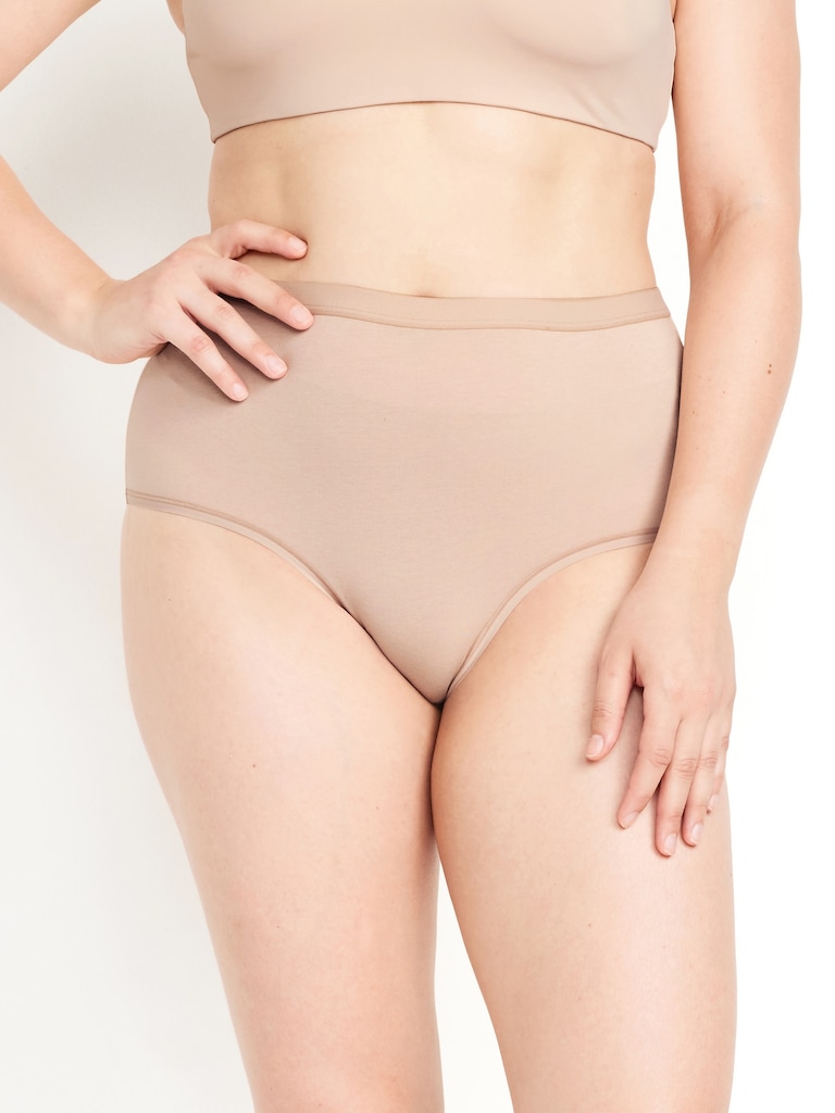 High-Waisted Everyday Brief Cotton Underwear