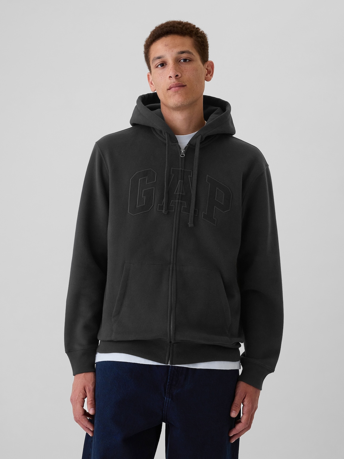 Adult VintageSoft Arch Logo Full-Zip Hoodie