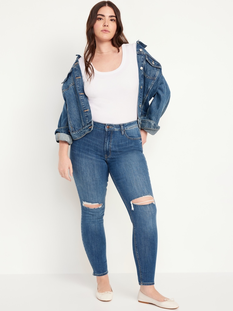 High-Waisted Rockstar Super-Skinny Jeans