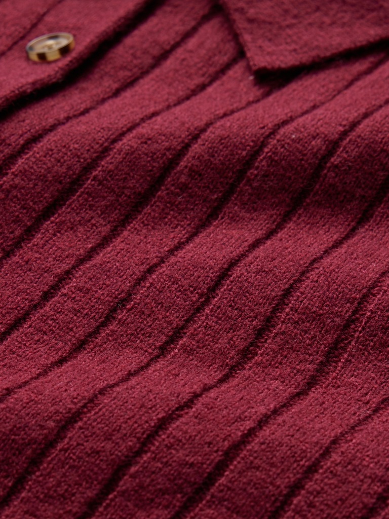 CashSoft Polo Sweater Mini Dress