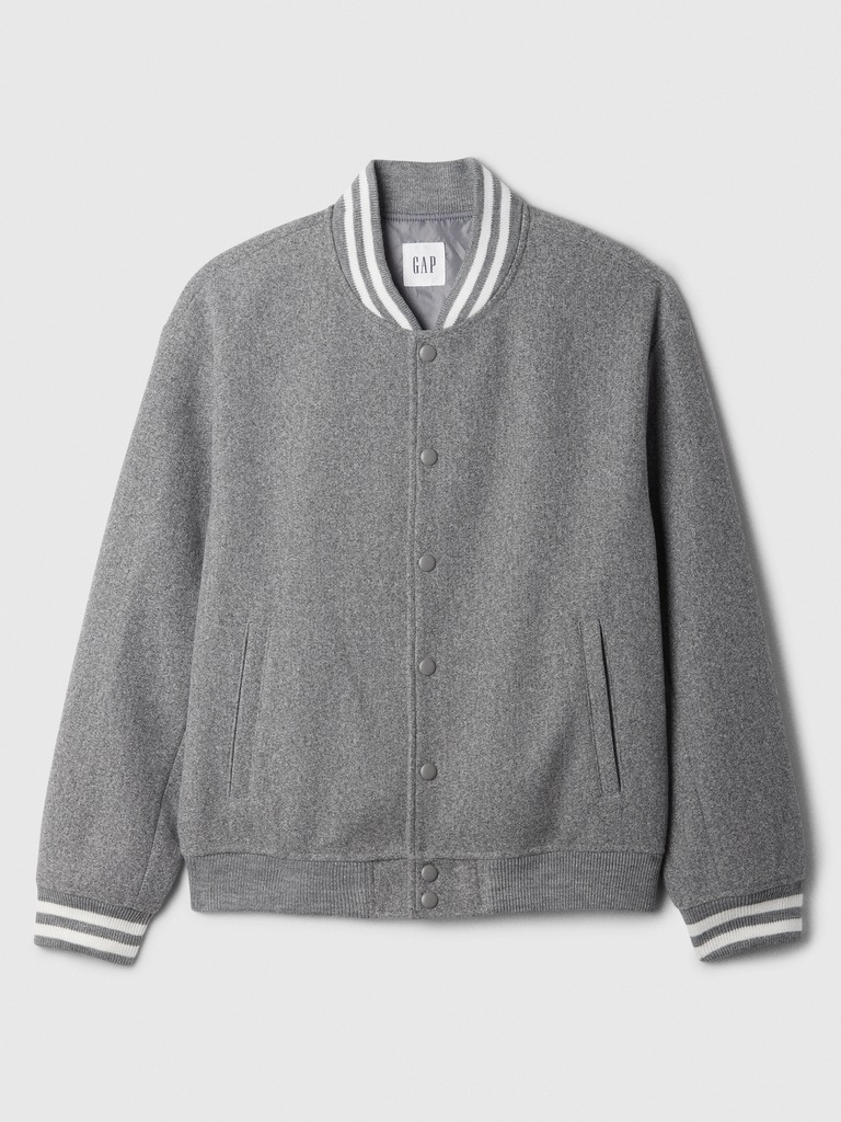 Relaxed Varsity Bomber Jacket