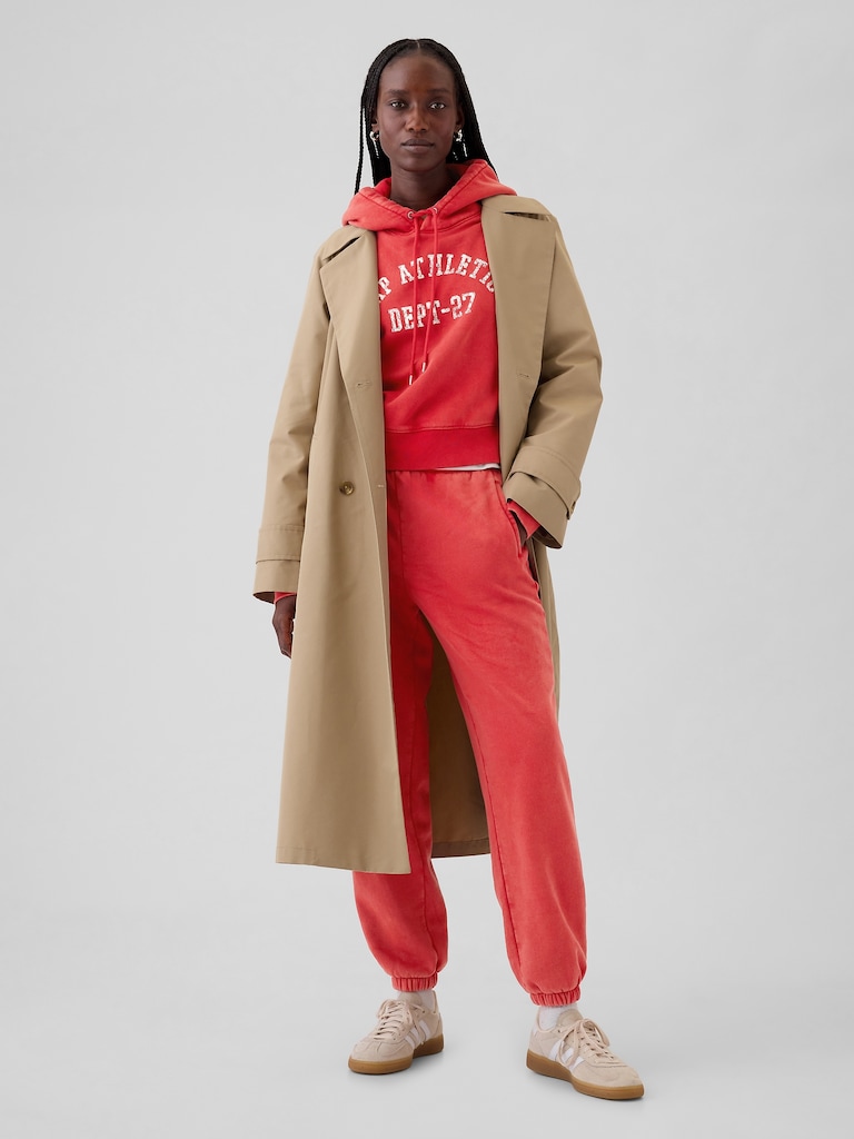 VintageSoft Crop Hoodie