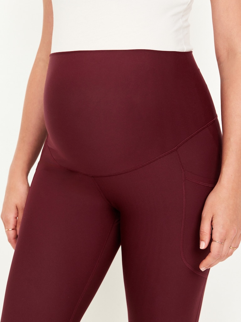 Maternity Full-Panel PowerSoft 7/8 Leggings