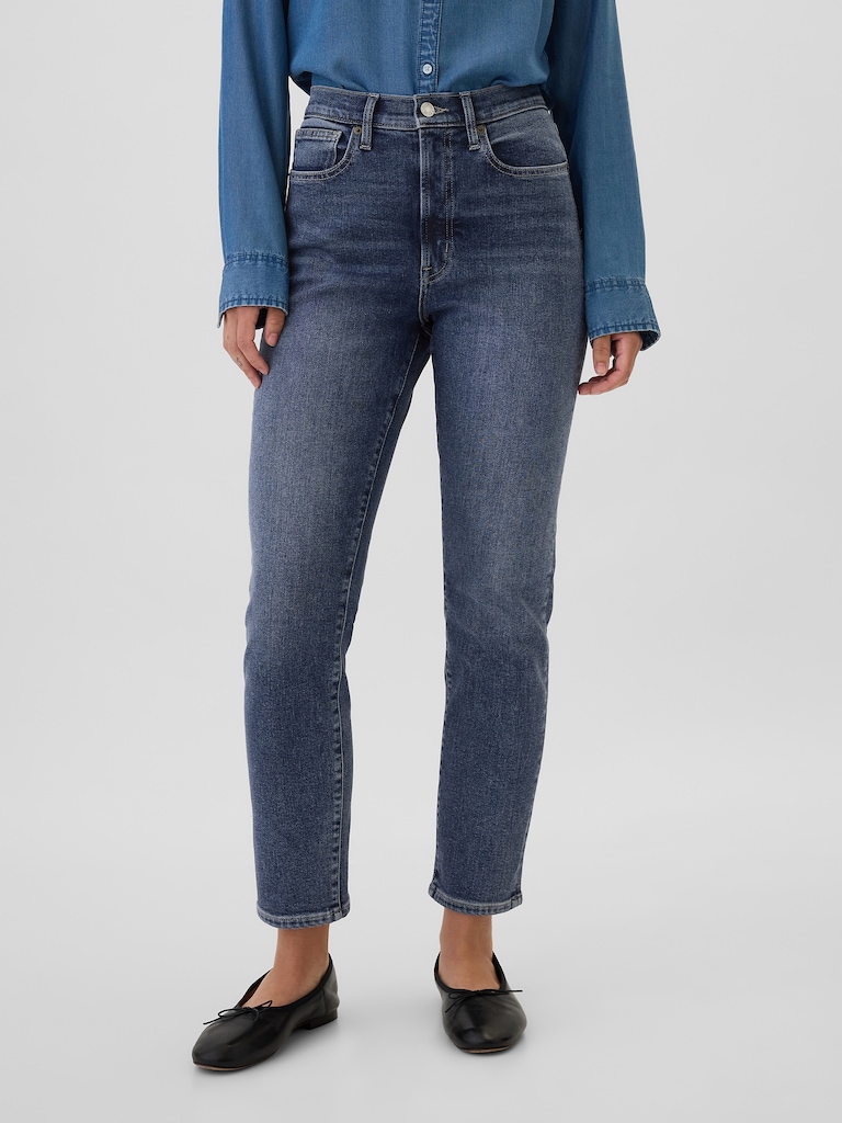 High Rise Vintage Slim Jeans