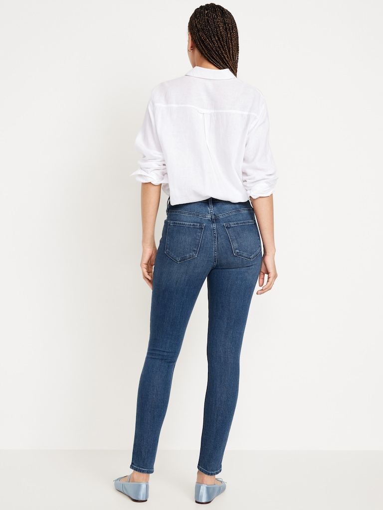 High-Waisted Wow Super-Skinny Jeans