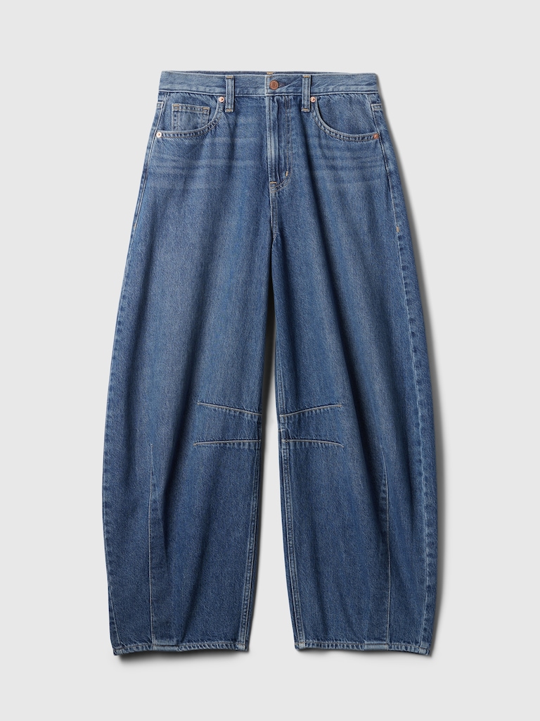 High Rise Horseshoe Jeans