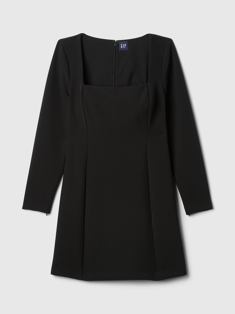 Square-Neck Mini Dress
