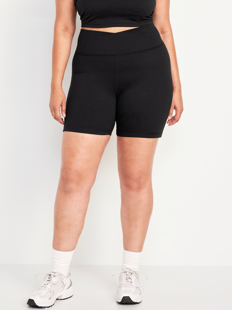 Extra High-Waisted CloudComfy Biker Shorts -- 6-inch inseam