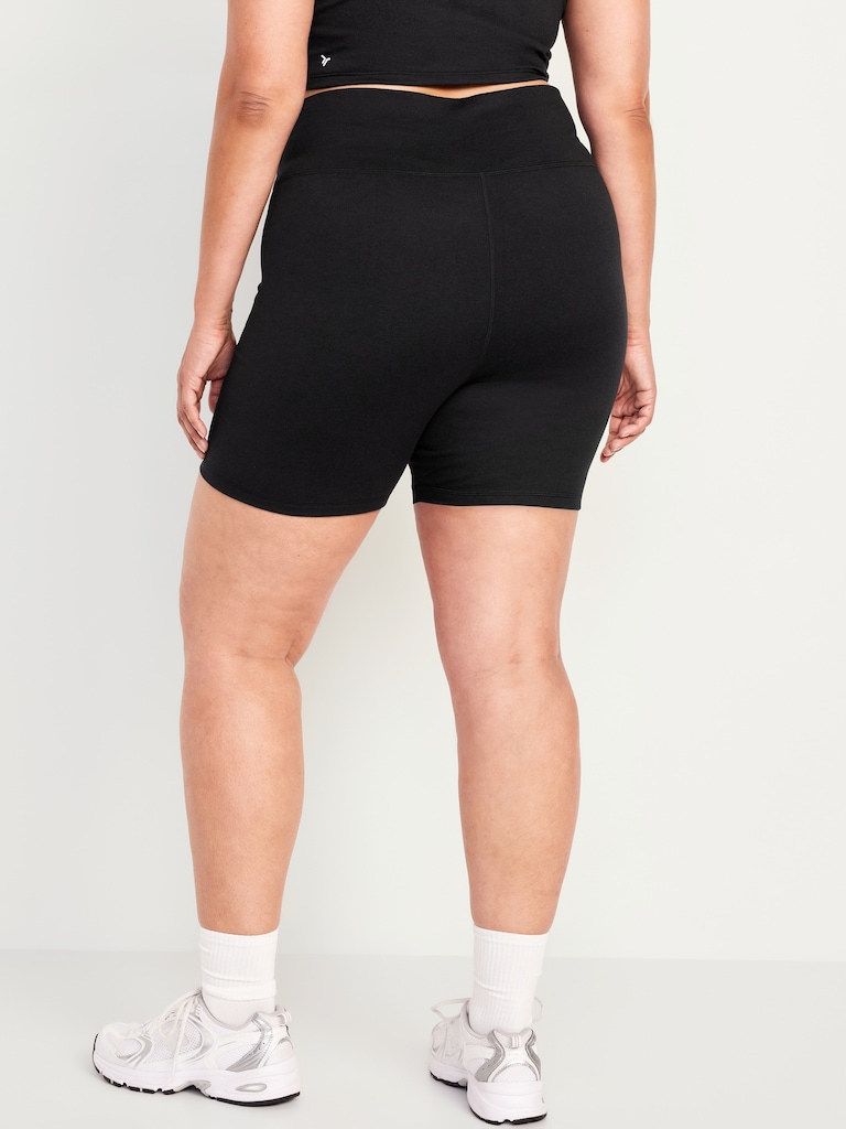 Extra High-Waisted CloudComfy Biker Shorts -- 6-inch inseam