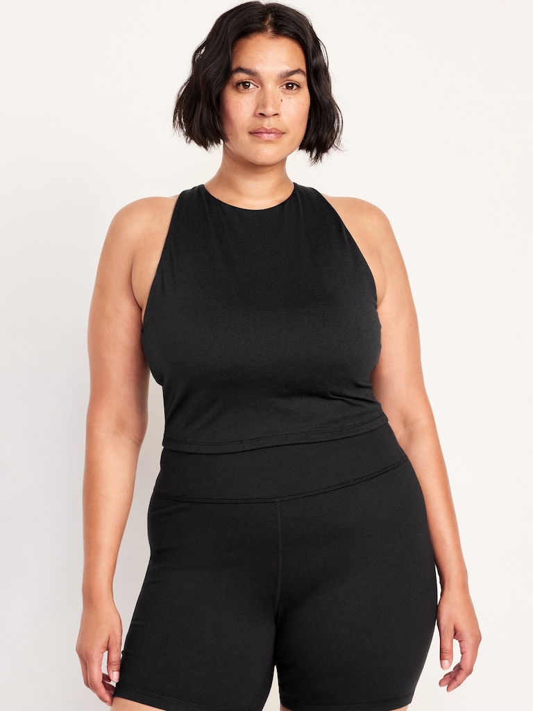 CloudComfy High-Neck Longline Sports Bra