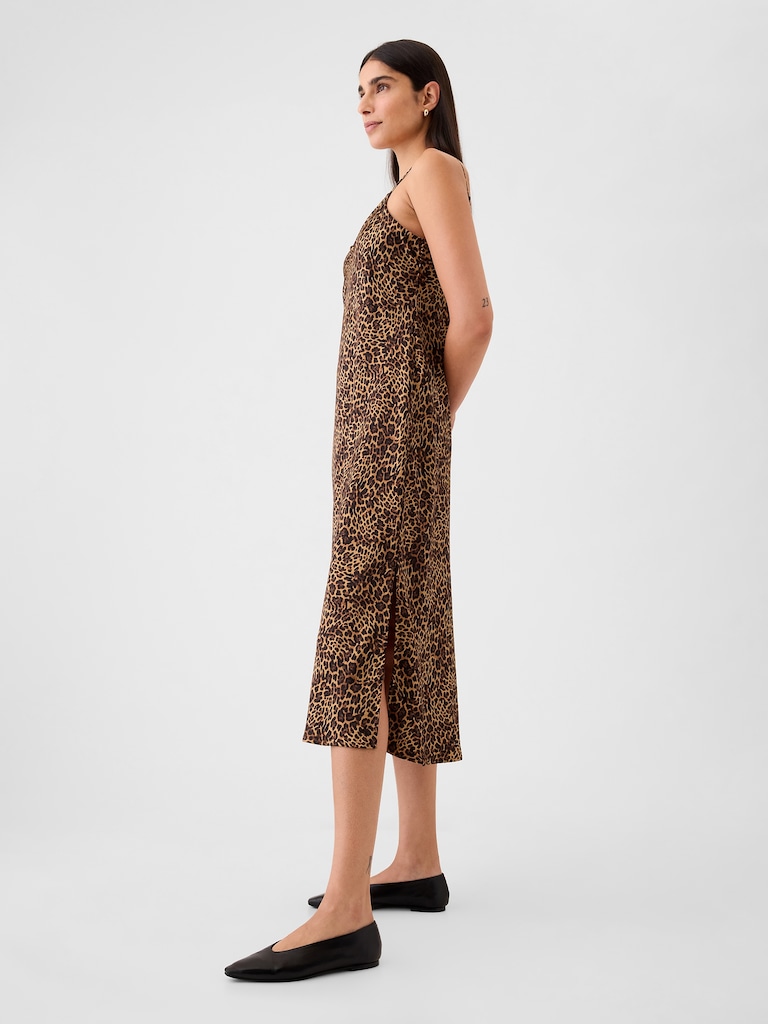 Satin Midi Dress