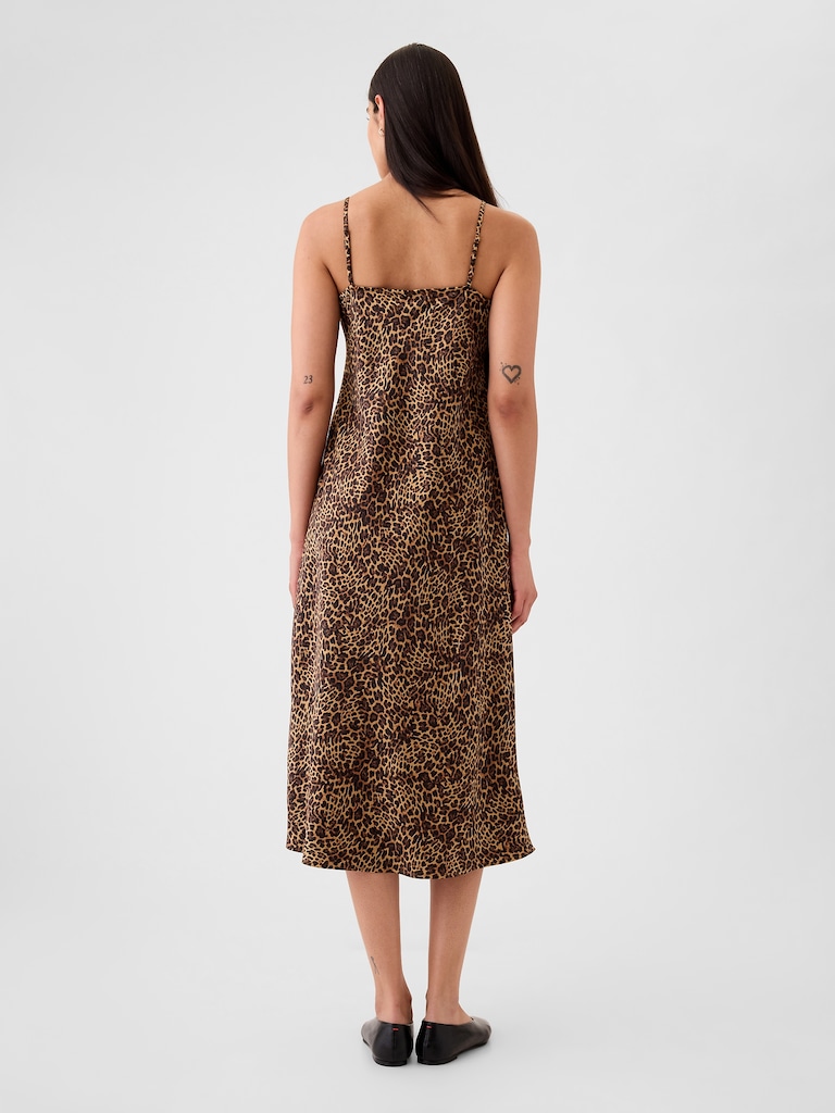 Satin Midi Dress