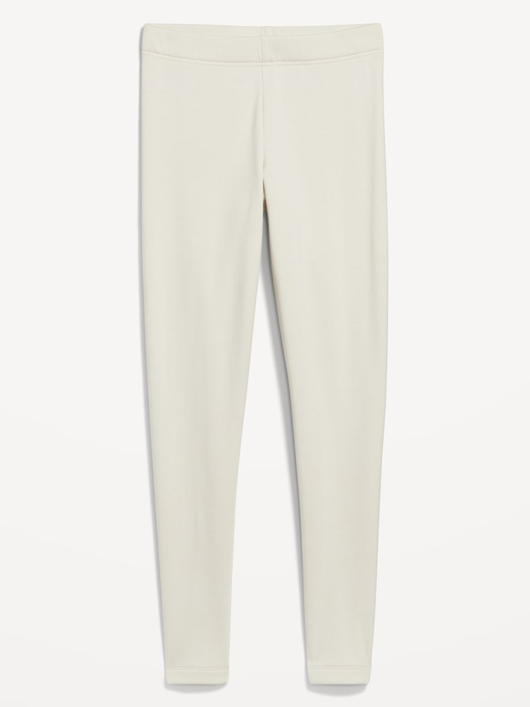 High-Waisted Fleece-Lined Fashion Layering Leggingss