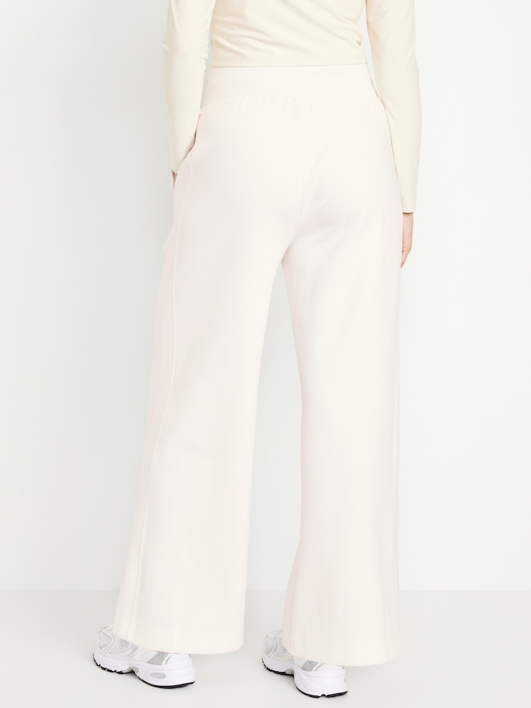 Dynamic Fleece Wide-Leg Sweatpants