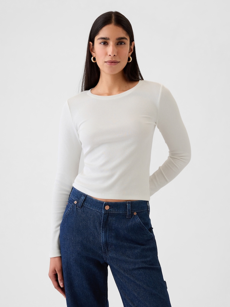 Modern Rib Crop T-Shirt