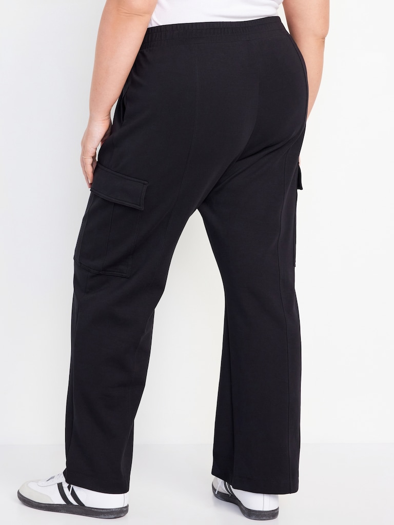High-Waisted Dynamic Fleece Cargo Pants
